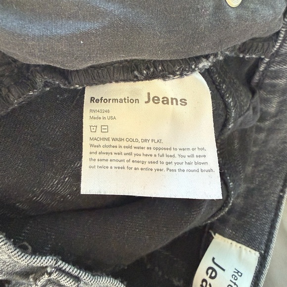 Reformation Jesse High Crop Boot Black Size 24 - Picture 5 of 5